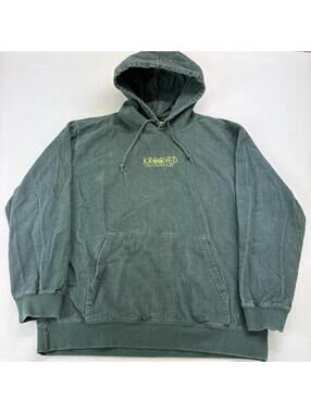 Krooked Skateboarding Corduroy Sweatshirt Hoodie Size Large Skate
